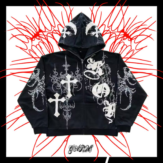 GARDE CROSS PATCH ZIP UP